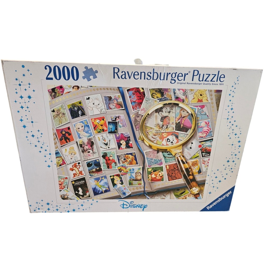 Ravensburger Disney Stamp Album 2000 Piece Jigsaw‎ Puzzle Softclick Technology